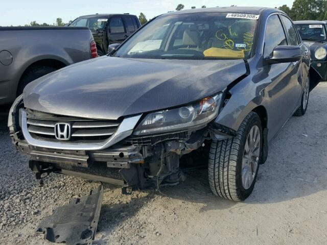 1HGCR2F85EA174550 - 2014 HONDA ACCORD EXL CHARCOAL photo 2