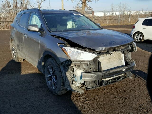 5XYZUDLB0FG269375 - 2015 HYUNDAI SANTA FE S GRAY photo 1