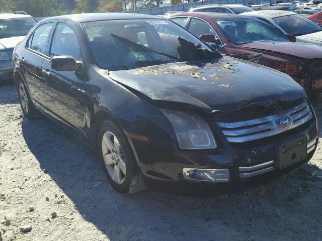 3FAHP07ZX8R174761 - 2008 FORD FUSION SE BLACK photo 1