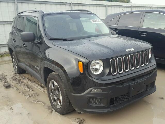 ZACCJAAB5HPF77547 - 2017 JEEP RENEGADE S BLACK photo 1