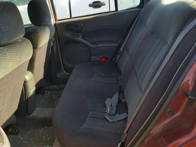 1G2NE52F73C278892 - 2003 PONTIAC GRAND AM S MAROON photo 6