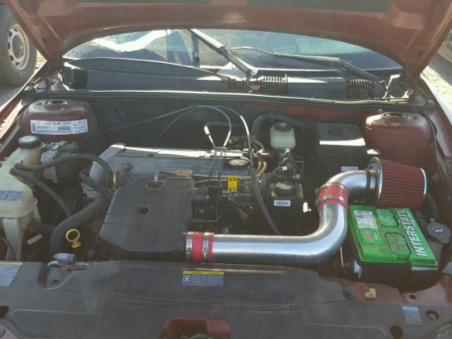 1G2NE52F73C278892 - 2003 PONTIAC GRAND AM S MAROON photo 7