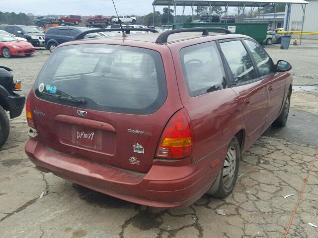 KLAJB82Z61K677012 - 2001 DAEWOO NUBIRA CDX 栗色 照片 4