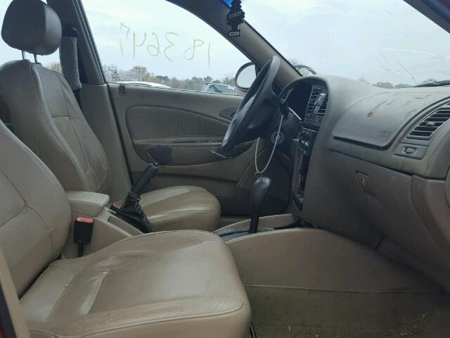 KLAJB82Z61K677012 - 2001 DAEWOO NUBIRA CDX 栗色 照片 5