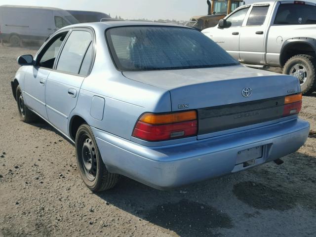 1NXAE00E2PZ030990 - 1993 TOYOTA COROLLA LE 蓝色 照片 3