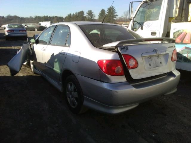 2T1BR32E75C443736 - 2005 TOYOTA COROLLA CE SILVER photo 3