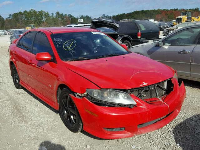 1YVHP84D355M19720 - 2005 MAZDA 6 S RED photo 1