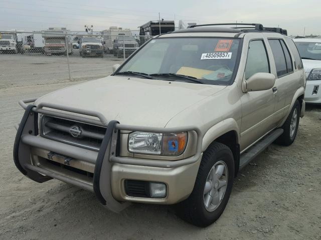 JN8DR09Y61W574136 - 2001 NISSAN PATHFINDER GOLD photo 2