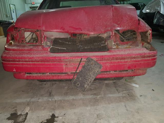 2FAPP36X3NB208871 - 1992 FORD TEMPO GL RED photo 9