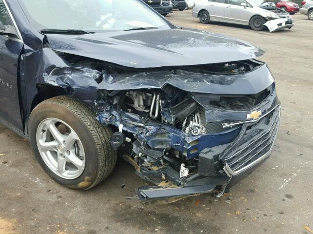1G1ZB5STXGF185244 - 2016 CHEVROLET MALIBU LS ლურჯი ფოტო 9