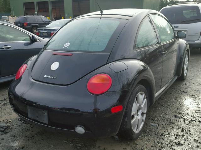 3VWFE21C33M421502 - 2003 VOLKSWAGEN NEW BEETLE BLACK photo 4