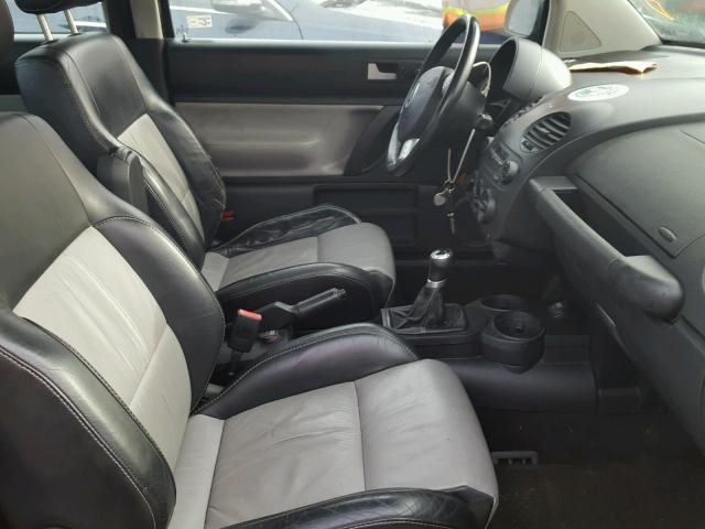 3VWFE21C33M421502 - 2003 VOLKSWAGEN NEW BEETLE BLACK photo 5