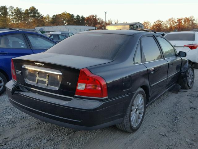 YV1TS91Z941354618 - 2004 VOLVO S80 T6 BLACK photo 4