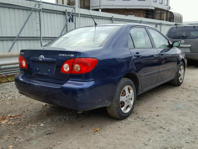 2T1BR32E66C695396 - 2006 TOYOTA COROLLA CE BLUE photo 4