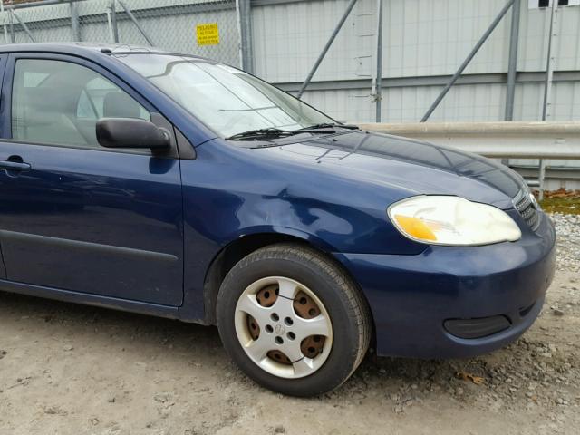 2T1BR32E66C695396 - 2006 TOYOTA COROLLA CE BLUE photo 9