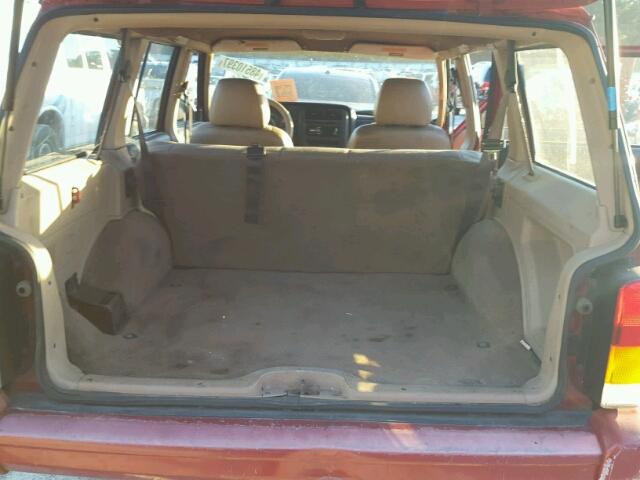 1J4FT68S7XL560630 - 1999 JEEP CHEROKEE S RED photo 9