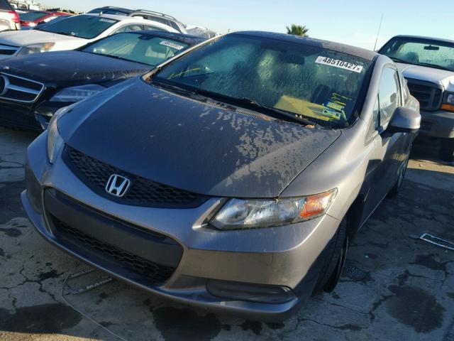 2HGFG3B56CH523850 - 2012 HONDA CIVIC LX GRAY photo 2