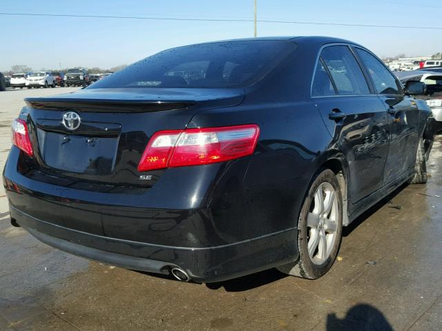 4T1BE46K99U284997 - 2009 TOYOTA CAMRY BASE BLACK photo 4