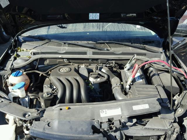 3VW2K7AJ9DM255359 - 2013 VOLKSWAGEN JETTA BASE BLACK photo 7