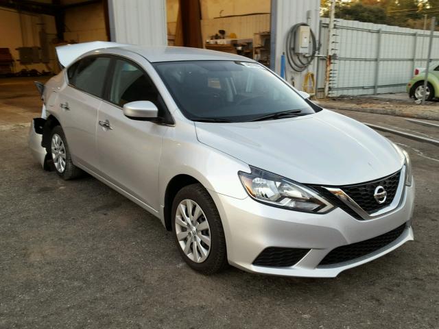 3N1AB7AP0GY311143 - 2016 NISSAN SENTRA S SILVER photo 1