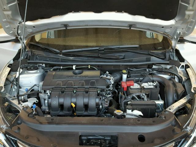 3N1AB7AP0GY311143 - 2016 NISSAN SENTRA S SILVER photo 7