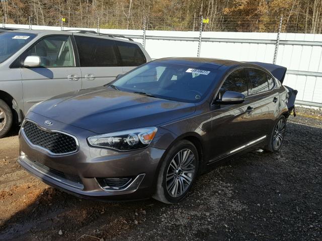 KNALN4D75E5162632 - 2014 KIA CADENZA PR BROWN photo 2