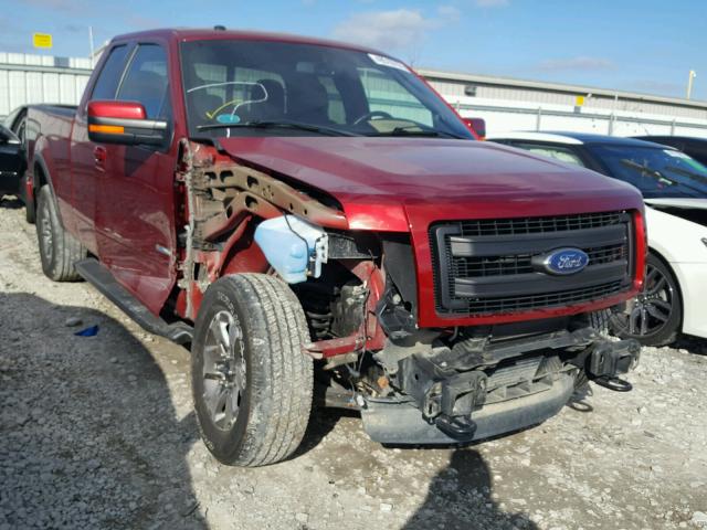 1FTFX1ET4EFA48619 - 2014 FORD F150 SUPER RED photo 1