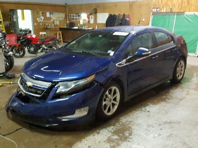 1G1RB6E41DU145958 - 2013 CHEVROLET VOLT BLUE photo 2