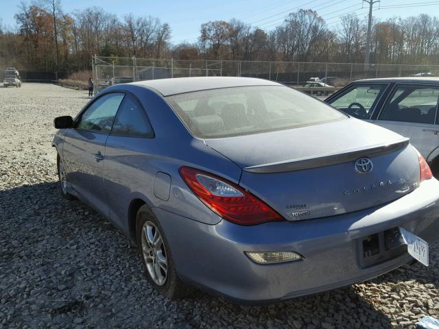 4T1CE30P17U755203 - 2007 TOYOTA CAMRY SOLA TWO TONE photo 3