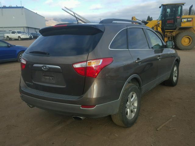 KM8NU4CC5CU187879 - 2012 HYUNDAI VERACRUZ G BROWN photo 4