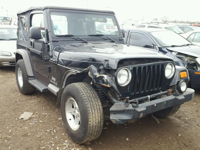 1J4FA49S65P334433 - 2005 JEEP WRANGLER / BLACK photo 1