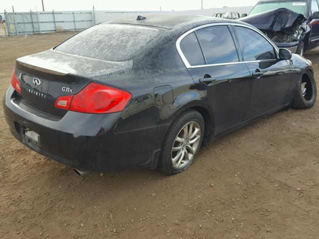 JNKBV61FX8M277001 - 2008 INFINITI G35 BLACK photo 4