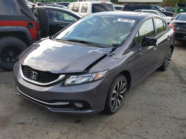 19XFB2F92EE248173 - 2014 HONDA CIVIC EXL 灰色 照片 2