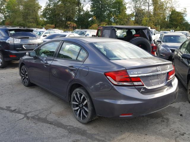 19XFB2F92EE248173 - 2014 HONDA CIVIC EXL 灰色 照片 3