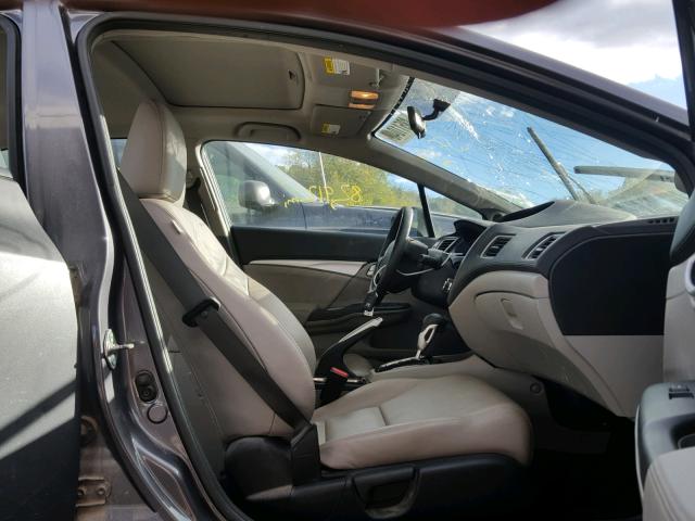 19XFB2F92EE248173 - 2014 HONDA CIVIC EXL 灰色 照片 5