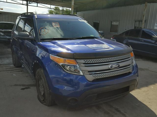 1FM5K7B83EGA86135 - 2014 FORD EXPLORER BLUE photo 1