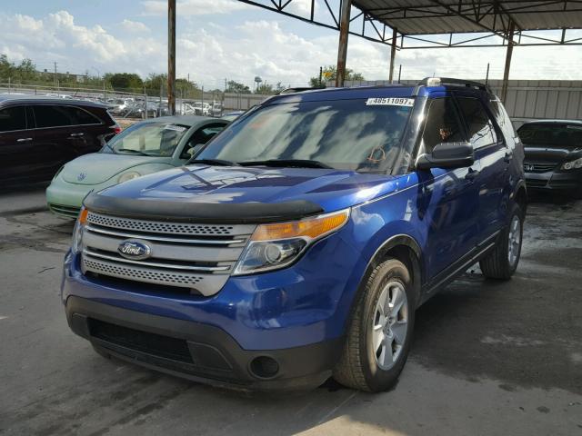 1FM5K7B83EGA86135 - 2014 FORD EXPLORER BLUE photo 2