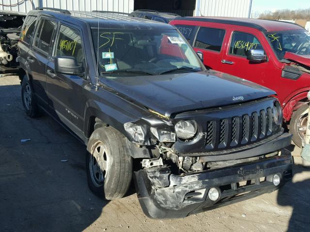 1C4NJPBA7ED715343 - 2014 JEEP PATRIOT SP GRAY photo 1