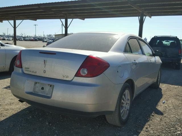 1G2ZG558464264763 - 2006 PONTIAC G6 SE1 SILVER photo 4