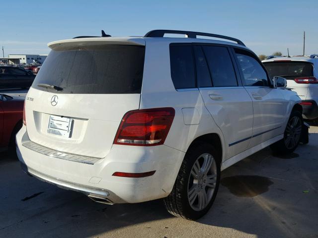 WDCGG5HB1FG359235 - 2015 MERCEDES-BENZ GLK 350 WHITE photo 4