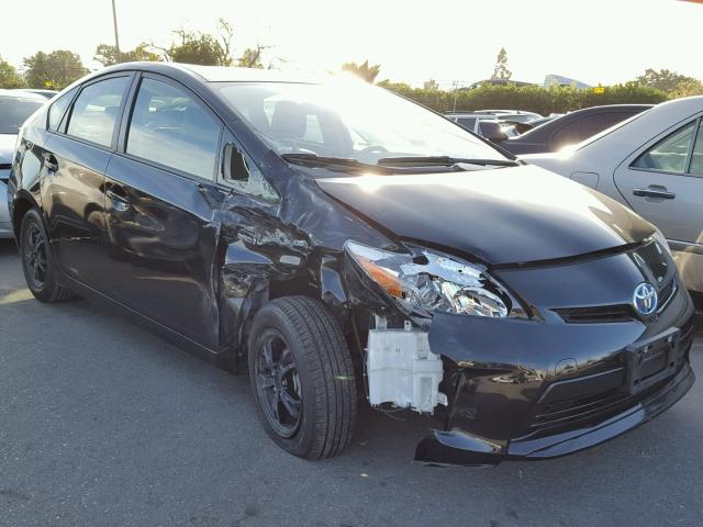 JTDKN3DU9F0465099 - 2015 TOYOTA PRIUS BLACK photo 1