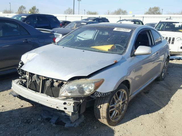 JTKDE167750006066 - 2005 TOYOTA SCION TC SILVER photo 2