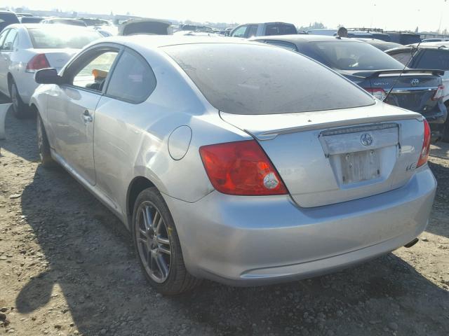 JTKDE167750006066 - 2005 TOYOTA SCION TC SILVER photo 3