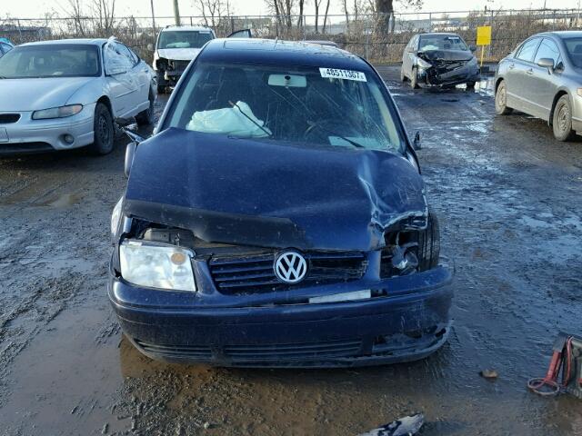 3VWSK29M93M006320 - 2003 VOLKSWAGEN JETTA GLS BLUE photo 9