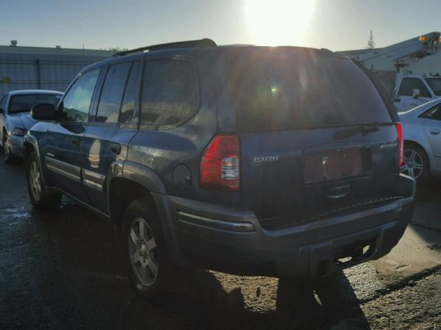 4NUDS13SX52700848 - 2005 ISUZU ASCENDER S BLUE photo 3