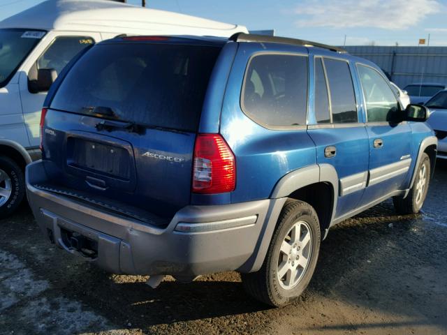 4NUDS13SX52700848 - 2005 ISUZU ASCENDER S BLUE photo 4