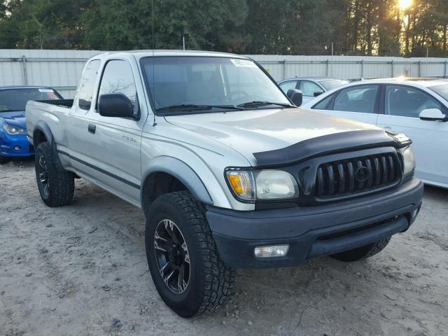 5TESM92N42Z006137 - 2002 TOYOTA TACOMA XTR SILVER photo 1