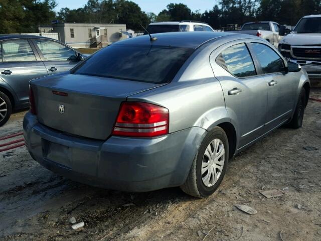 1B3CC4FB7AN195783 - 2010 DODGE AVENGER SX GRAY photo 4