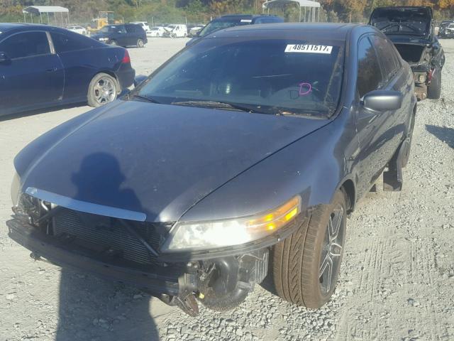 19UUA66265A041584 - 2005 ACURA TL GRAY photo 2