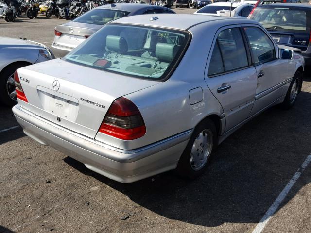 WDBHA24G0YA835412 - 2000 MERCEDES-BENZ C 230 SILVER photo 4